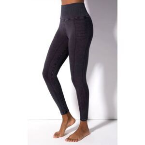 Avocado Mid Rise Phoenix Fire Legging Vintage Black Workout Yoga Gym Lounge